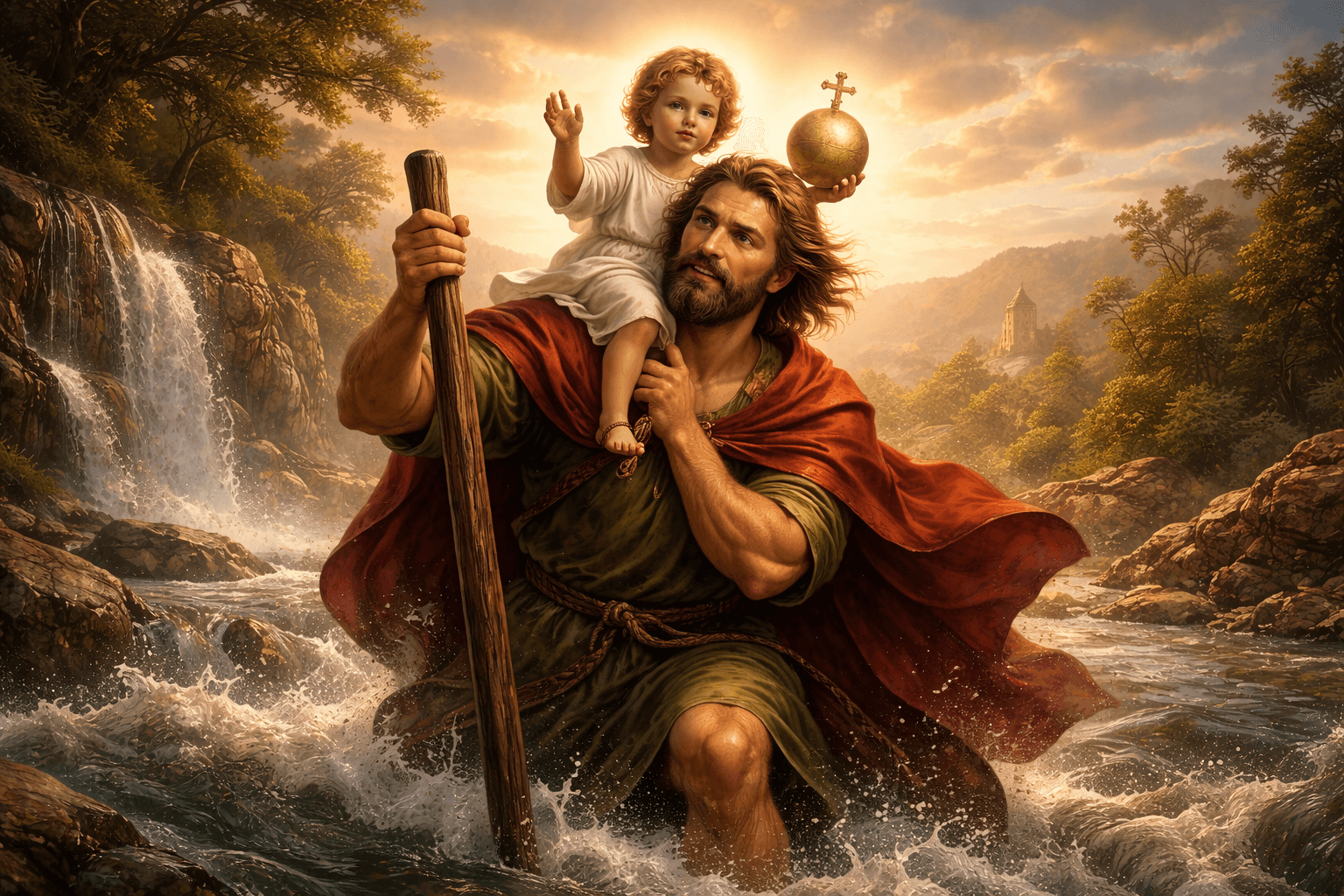 St. Christopher: Bearing Christ Through the Storm